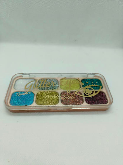 Paleta de sombras Glitter (8 colores)