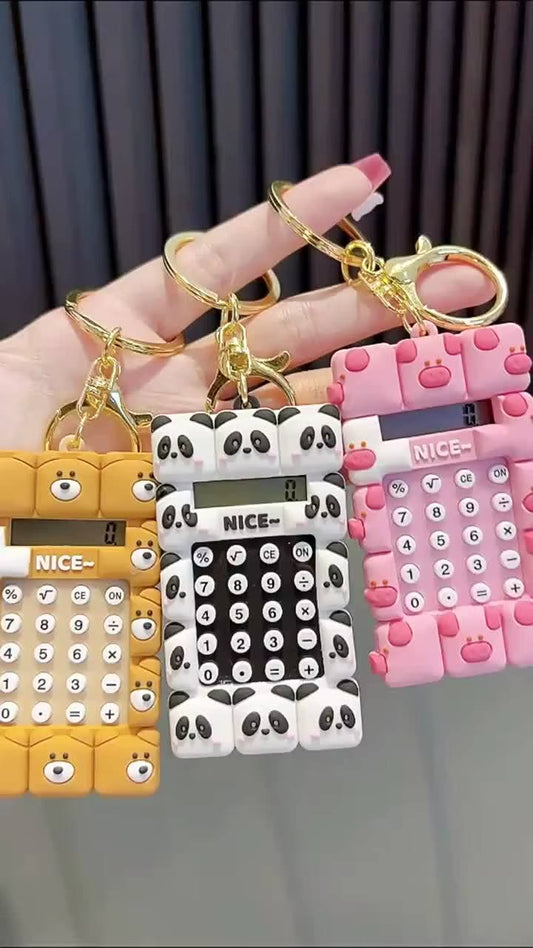 Llavero Calculadora Kawaii (3 Colores)