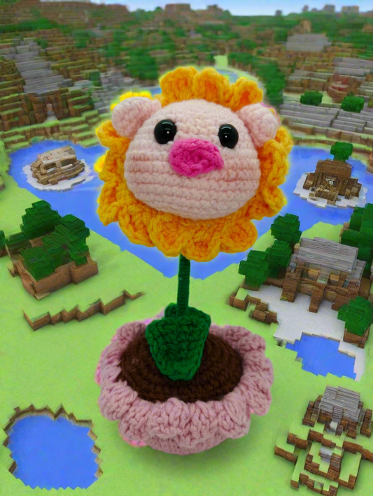 Cerdito girasol