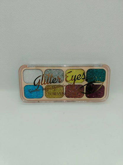 Paleta de sombras Glitter (8 colores)